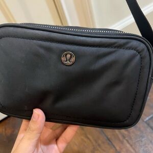Lululemon Athletica Black Belt Bag Sleek Minimalist Design